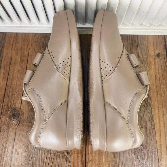 SAS Me Too Womens Sz 10 M Mocha Tan Leather Dual Strap Comfort Walking Shoes - Picture 5 of 9